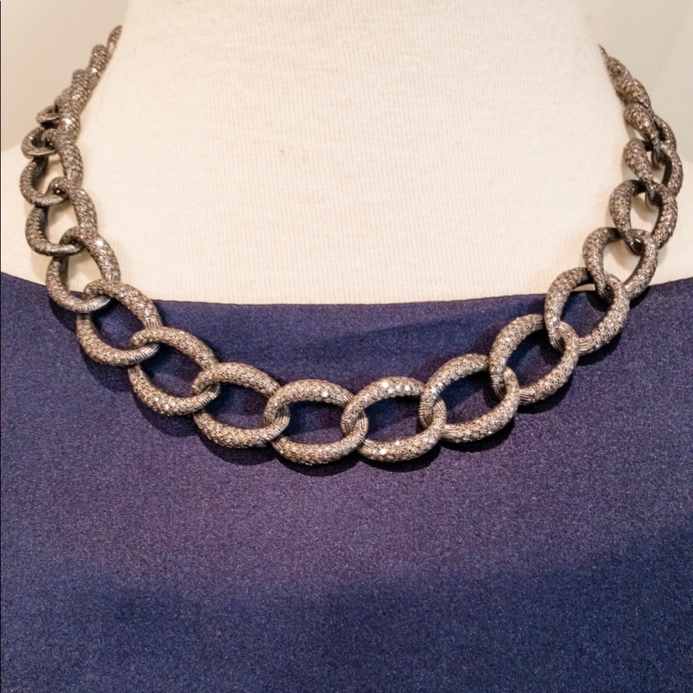 Devon Page McCleary Pavé Chain Link Necklace